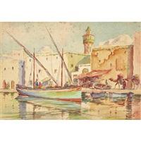 EDOUARD HERZIG LARRIVEE AU PORT